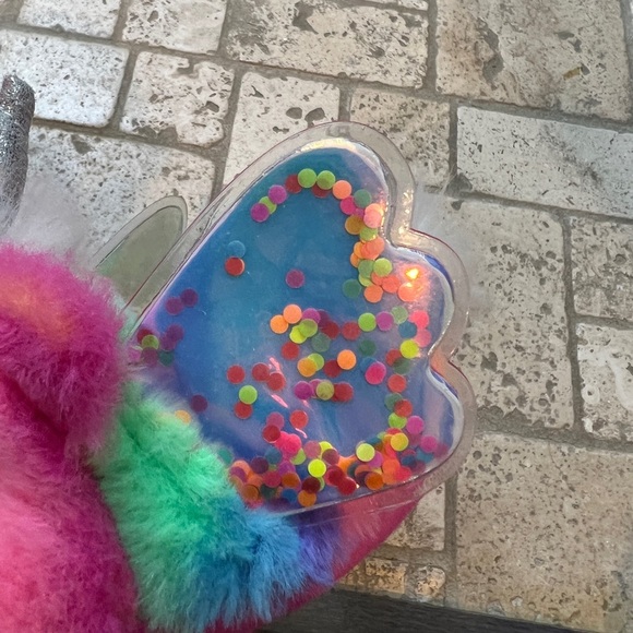 NWOT Wonder Nation Toddler Size 5-6 Rainbow Unicorn Slippers - Picture 5 of 5